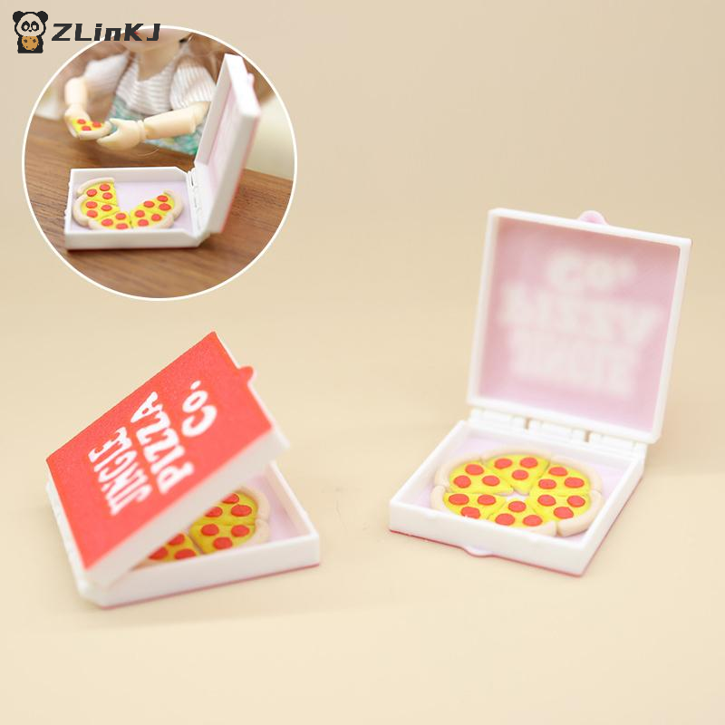 Food Storage Plastic - ▶1/12 Dollhouse Simulation Mini Pizzas Model