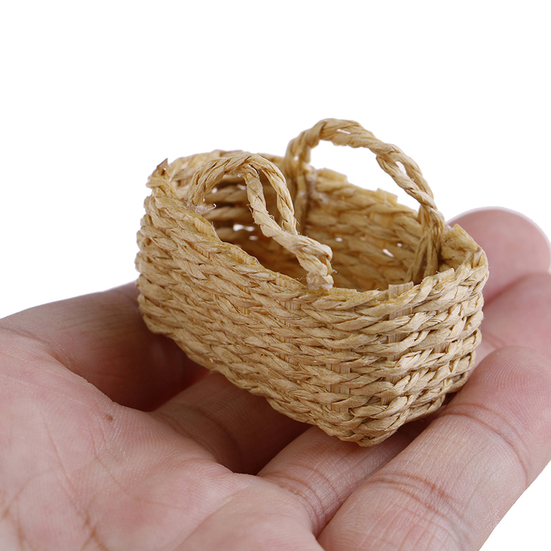 Food Storage In The Kitchen - 1:12 Dollhouse Miniature Storage Basket Vegetable