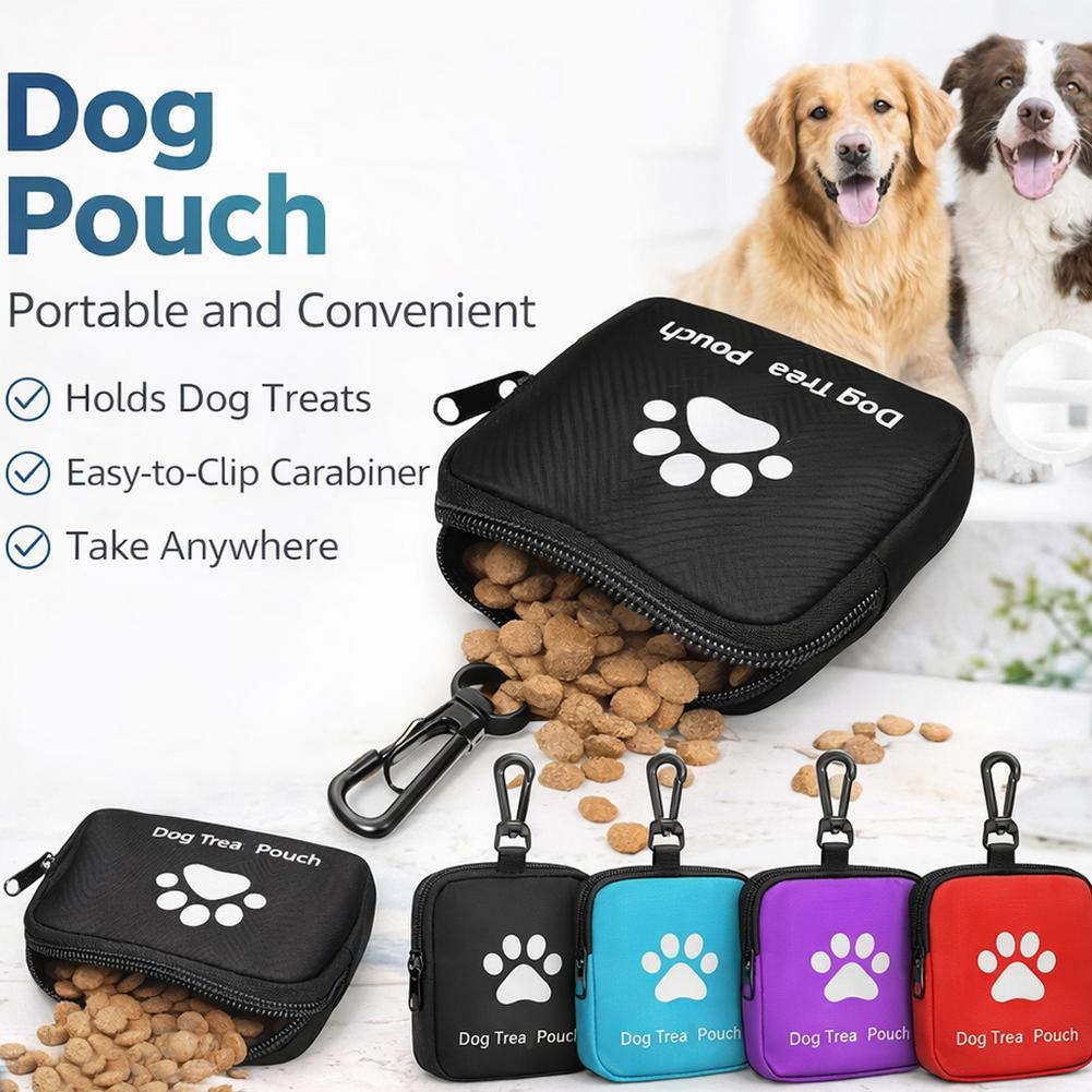 Food Storage Zipper Bags - Dog Snack Bag Portable Pet Treat