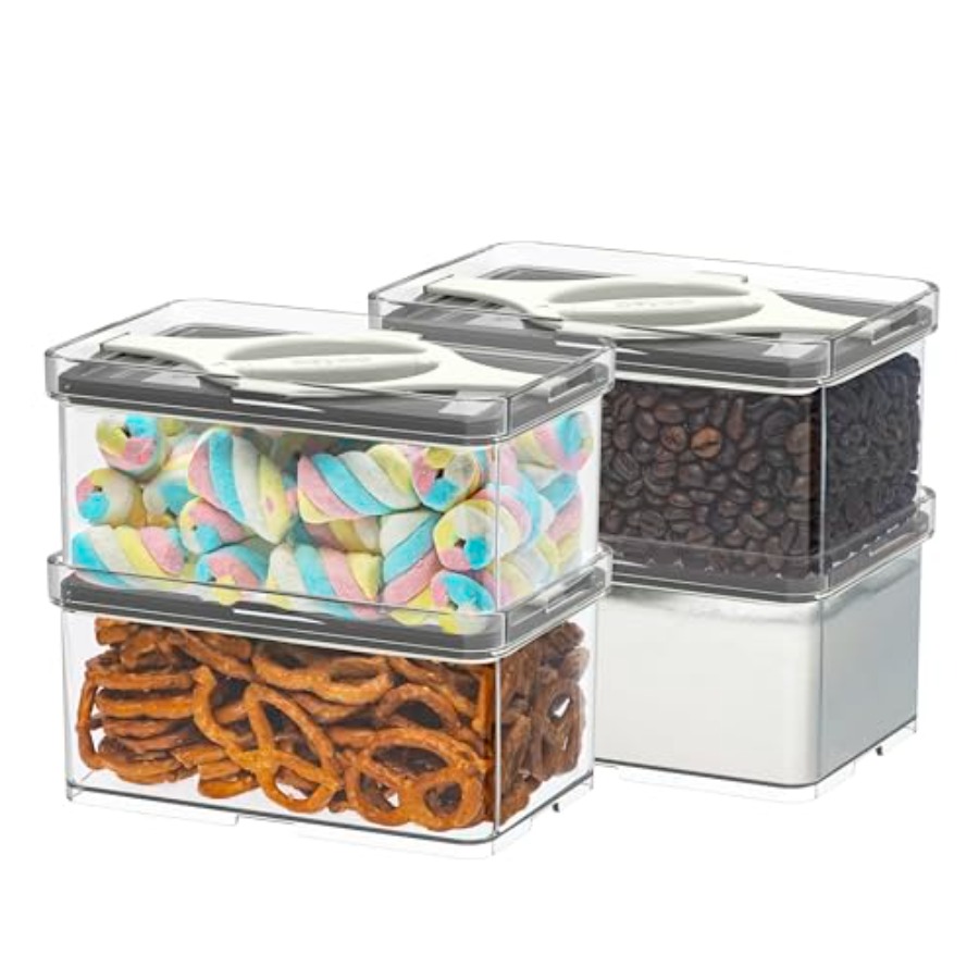 Food Storage Lidl - 4-Pack Small Pantry Containers, 0.8 QT/0.76