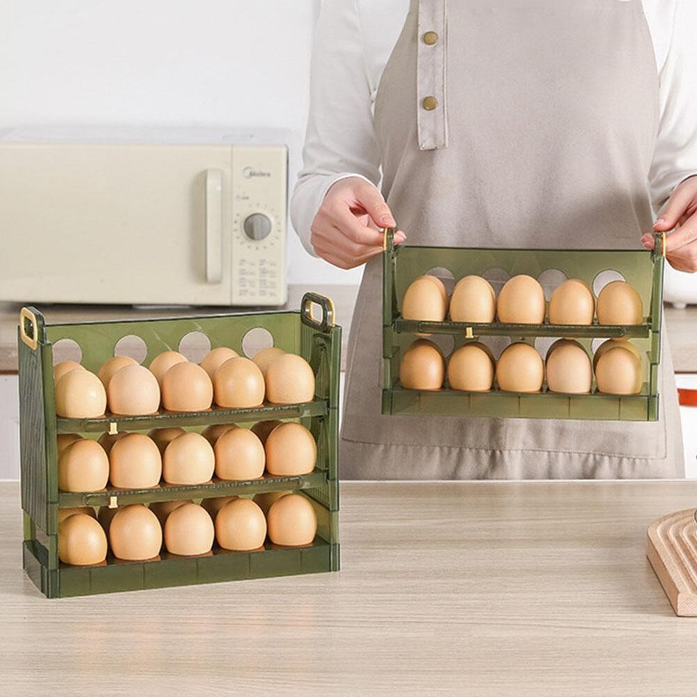 Food Storage Cabinet For Kitchen - Egg Box Storage Box Side Door
