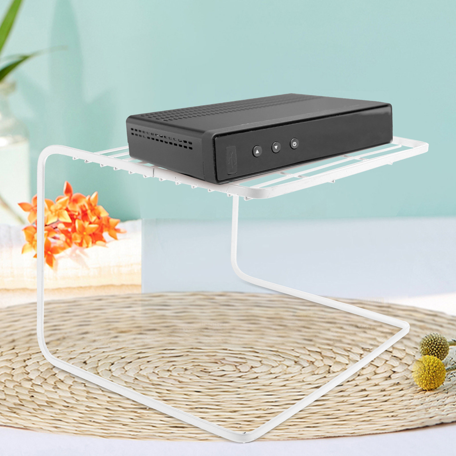 Food Storage Box - Double-Layer Heavy Duty Router Storage Rack