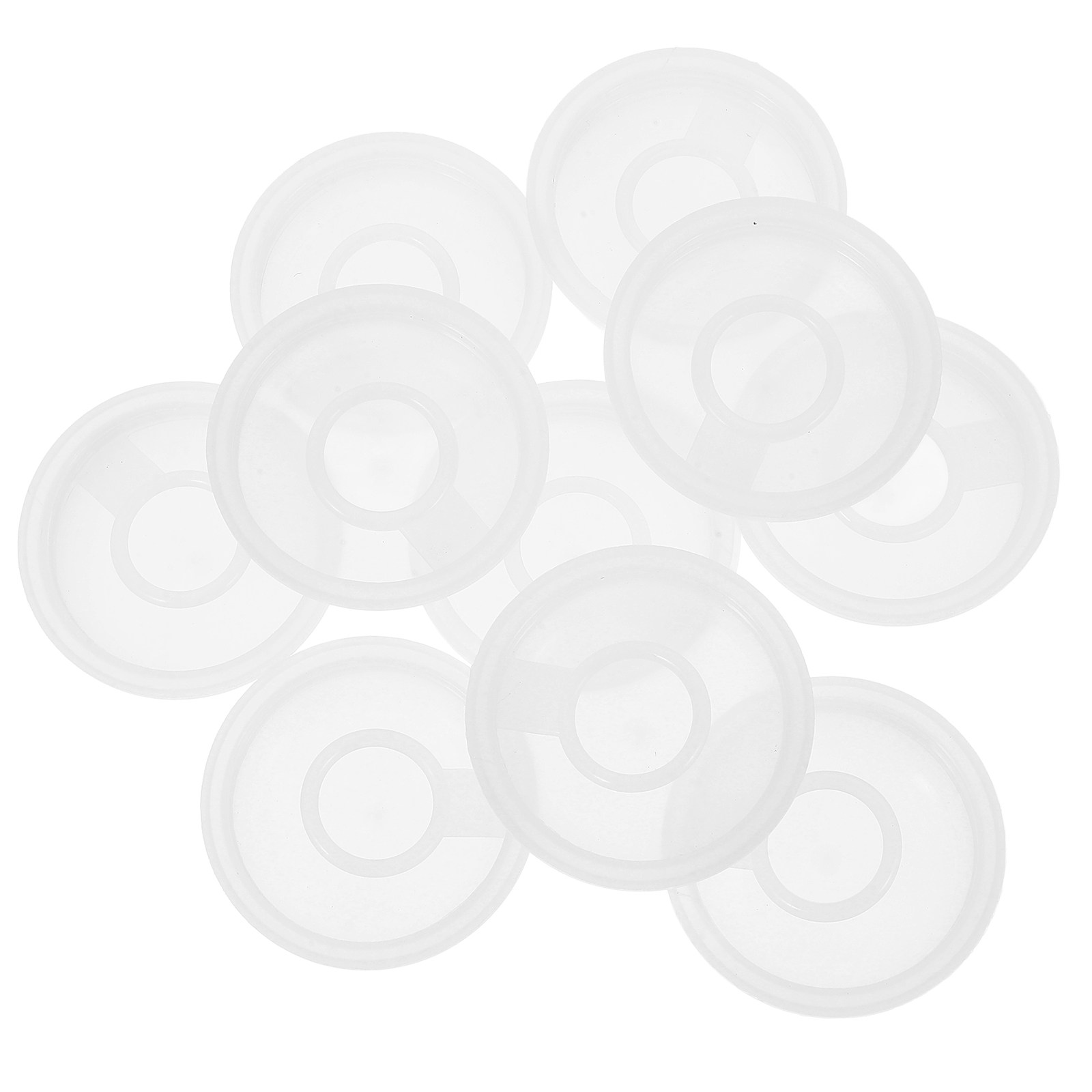 Food Storage Plastic - 10Pcs Plastic Chemical Bucket Lids with