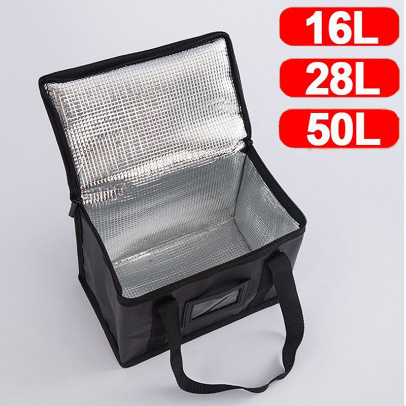 1pc Large Insulated Picnic Bag - Food Storage Zipper Bags avis et prix