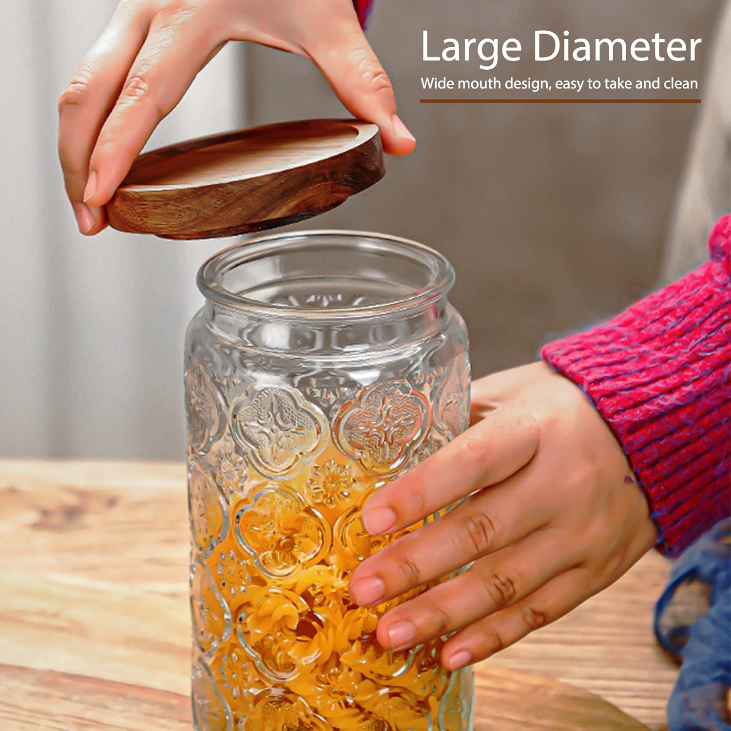 35oz/1000ml Glass Storage Jars - Food Storage Airtight avis et prix