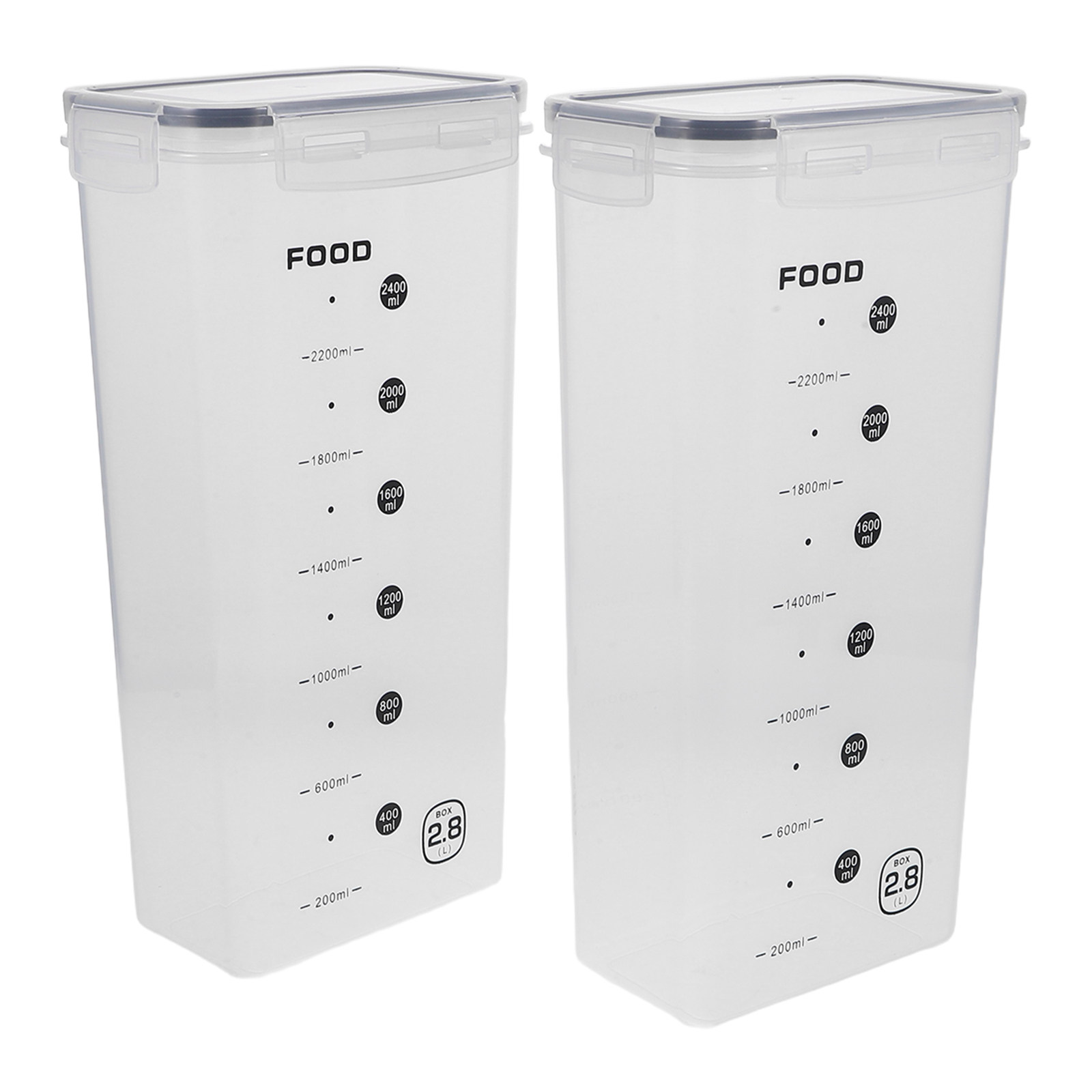 2Pcs Clear Grain Storage Box A - Food Storage Box avis et prix