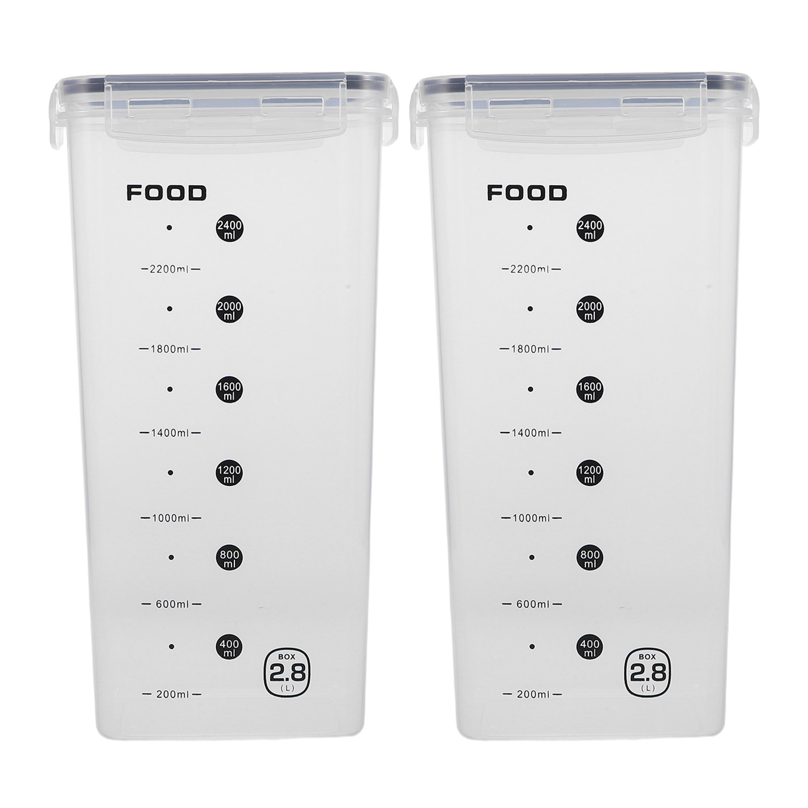 2Pcs Clear Grain Storage Box A - Food Storage Box avis et prix