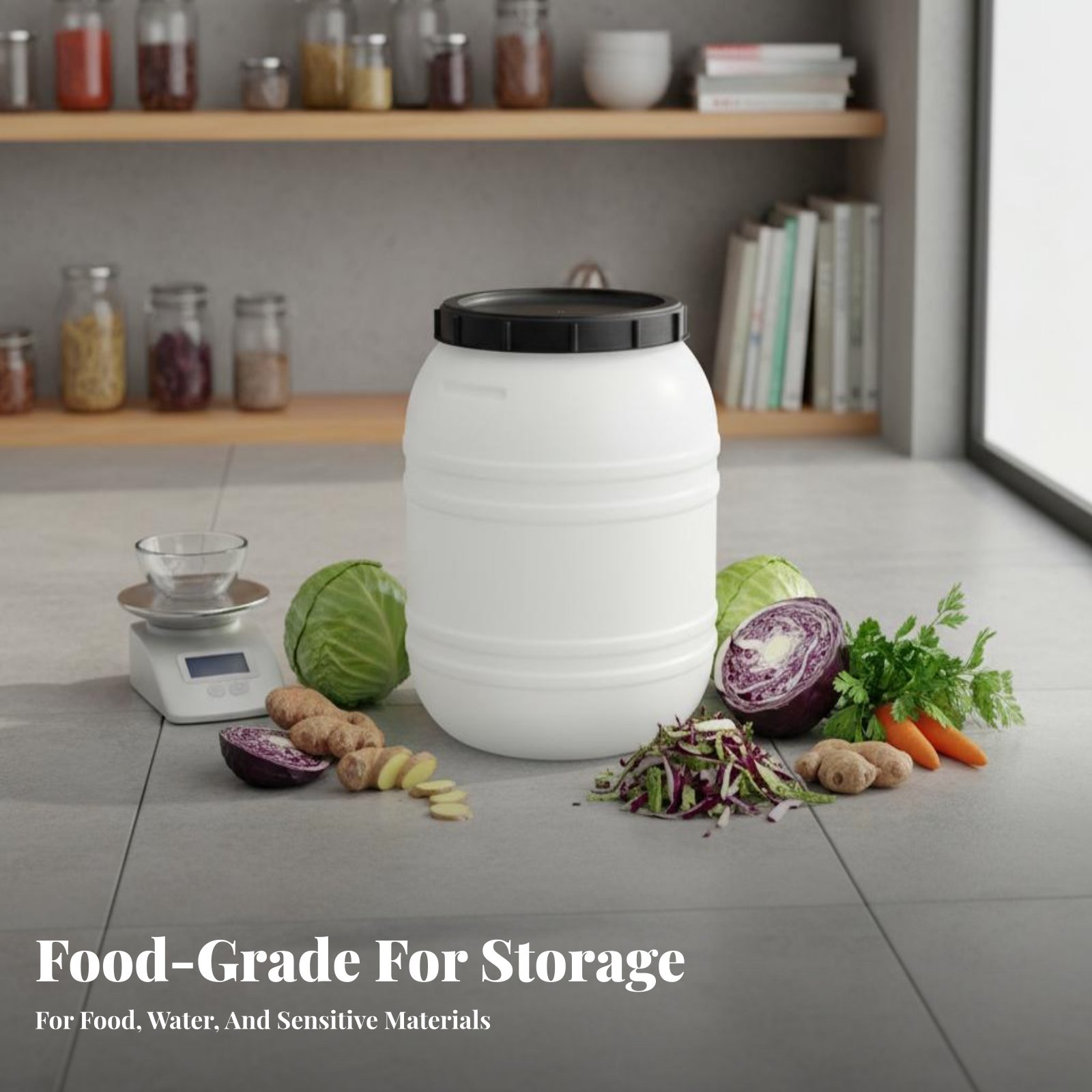 Food Grade Plastic Barrel Airt - Food Storage Airtight avis et prix