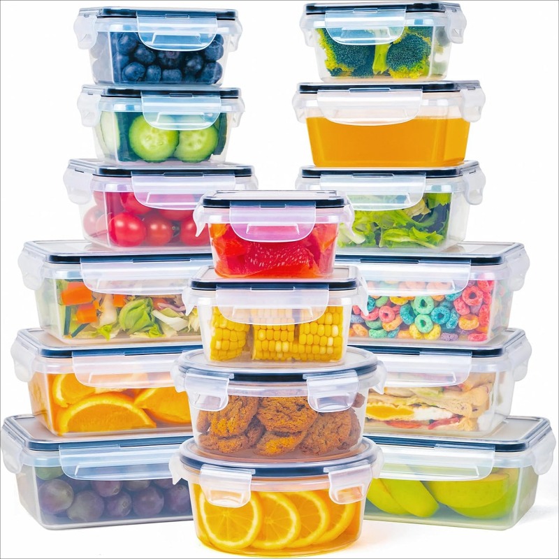 6-Piece Plastic Food Storage C - Food Storage Vegetables avis et prix
