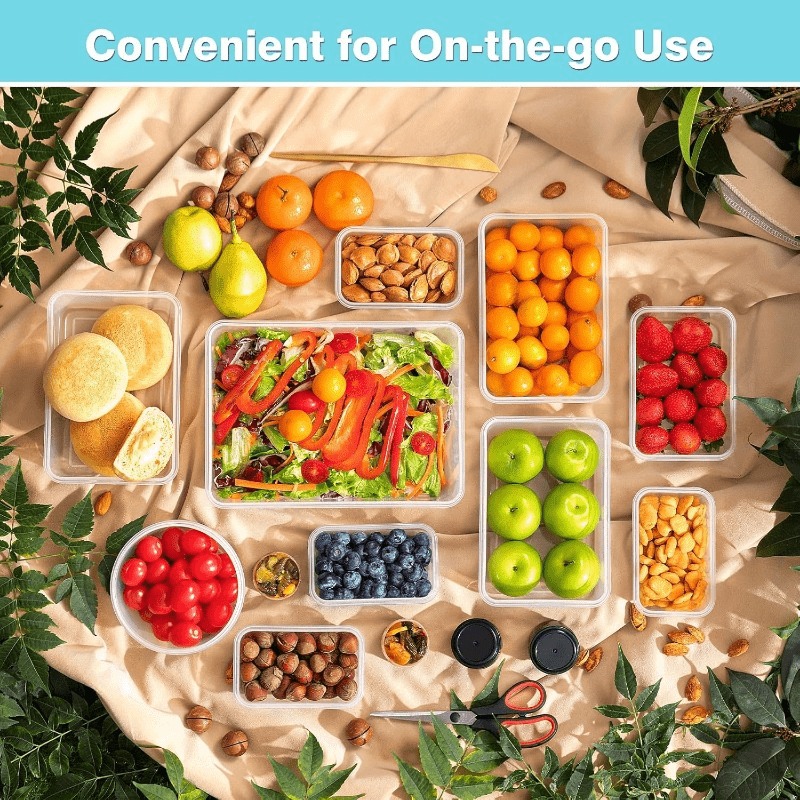 6-Piece Plastic Food Storage C - Food Storage Vegetables avis et prix