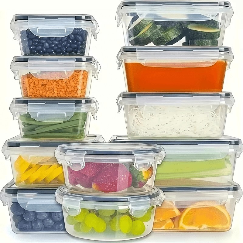6-Piece Plastic Food Storage C - Food Storage Vegetables avis et prix