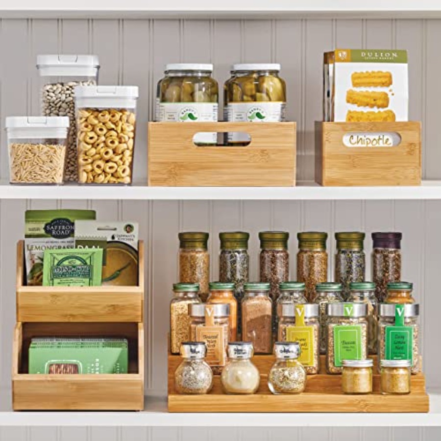 Bamboo Spice and Food Kitchen  - Food Storage Kitchen Cabinet avis et prix