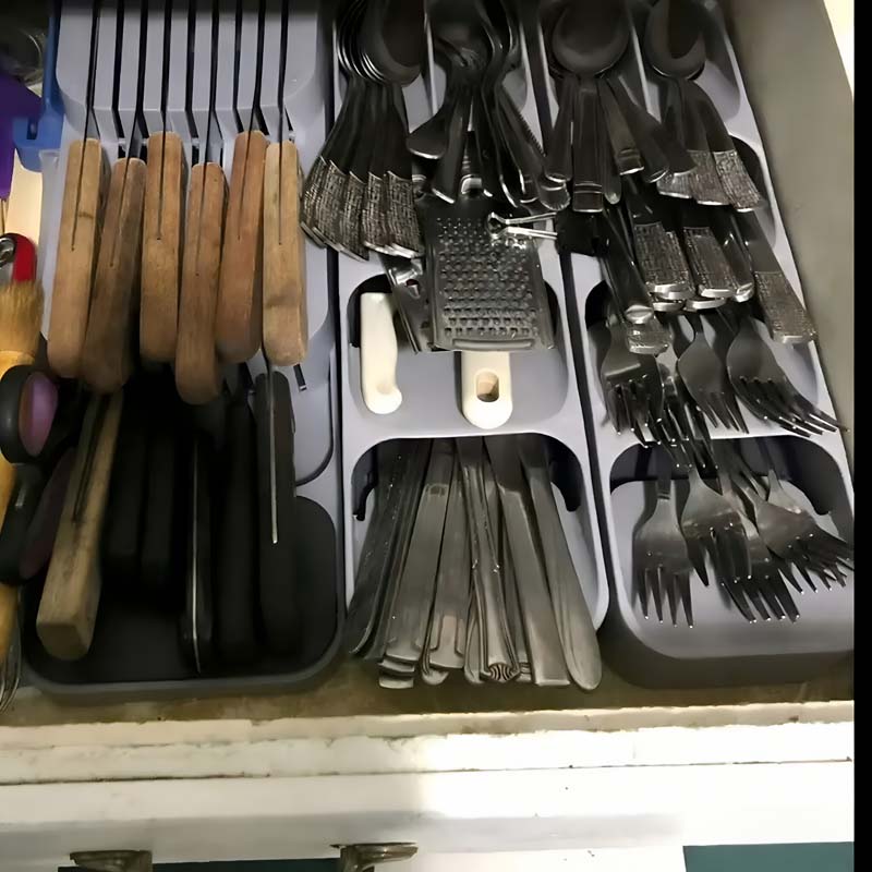 Practical Drawer Knife Storage - Food Storage Cabinet For Kitchen avis et prix