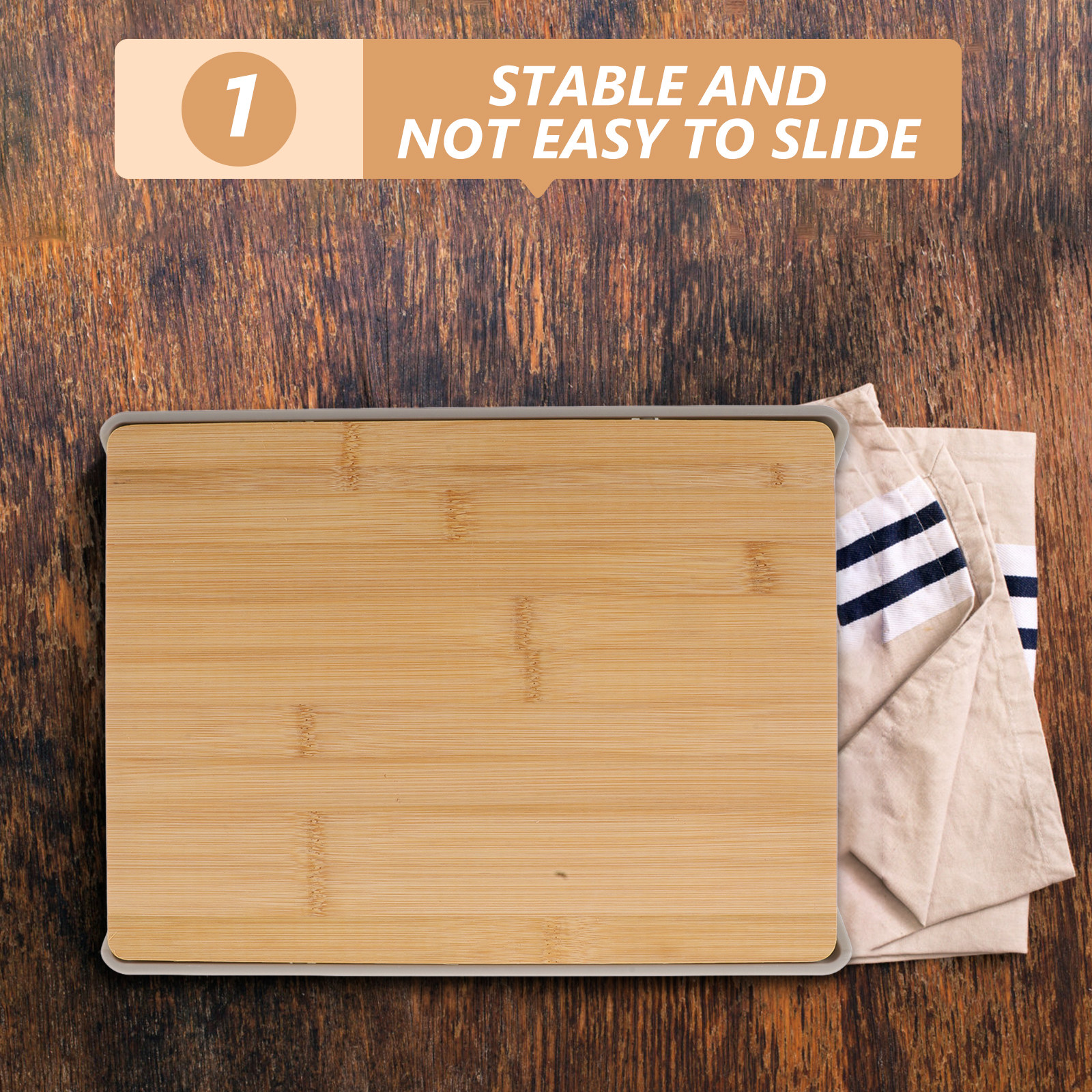 Bamboo Cutting Board with Pull - Food Storage Vegetables avis et prix
