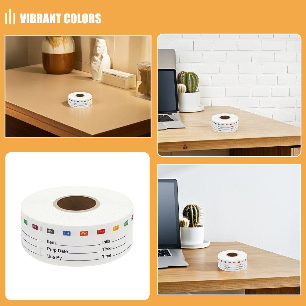2 Rolls Removable Date Labels  - Food Storage Label avis et prix