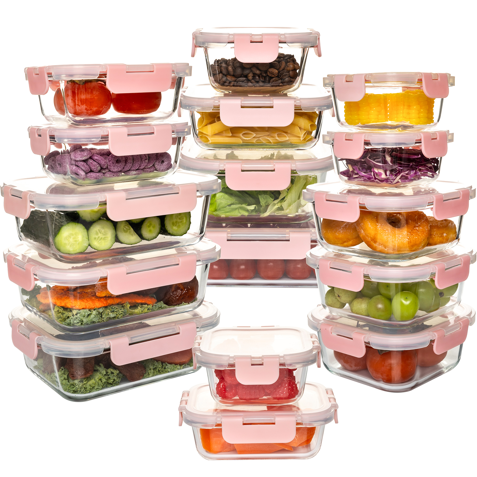 16-Piece Glass Food Storage Co - Food Storage Oven Safe avis et prix