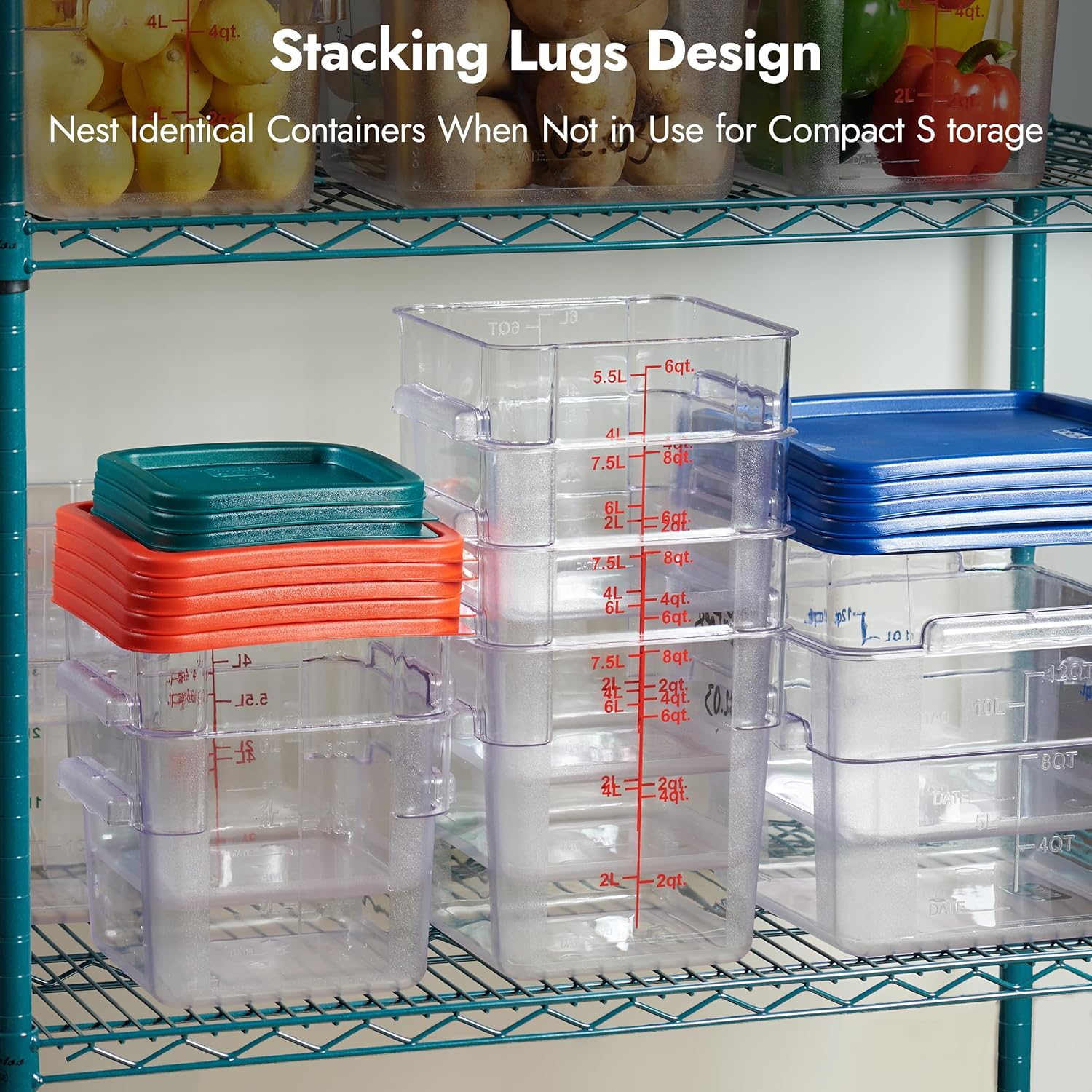 4 Pack Food Storage Container  - Food Storage Plastic avis et prix
