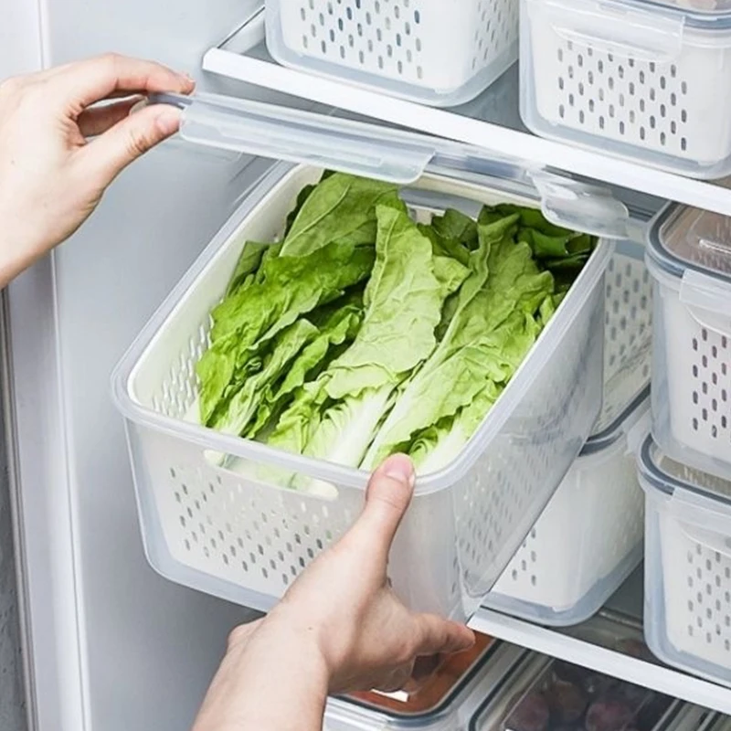 Refrigerator Storage Box, Drai - Food Storage Vegetables avis et prix