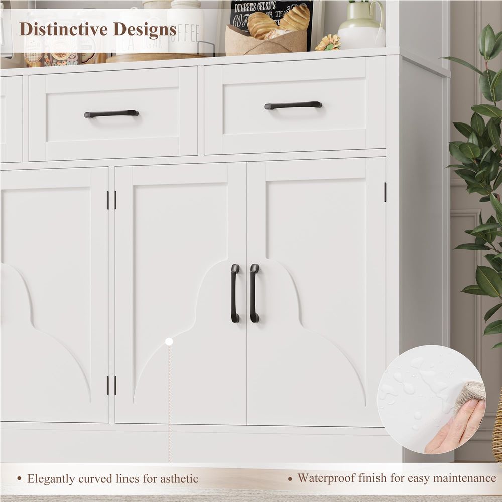 76 Tall Kitchen Pantry Storage - Food Storage Kitchen Cabinet avis et prix