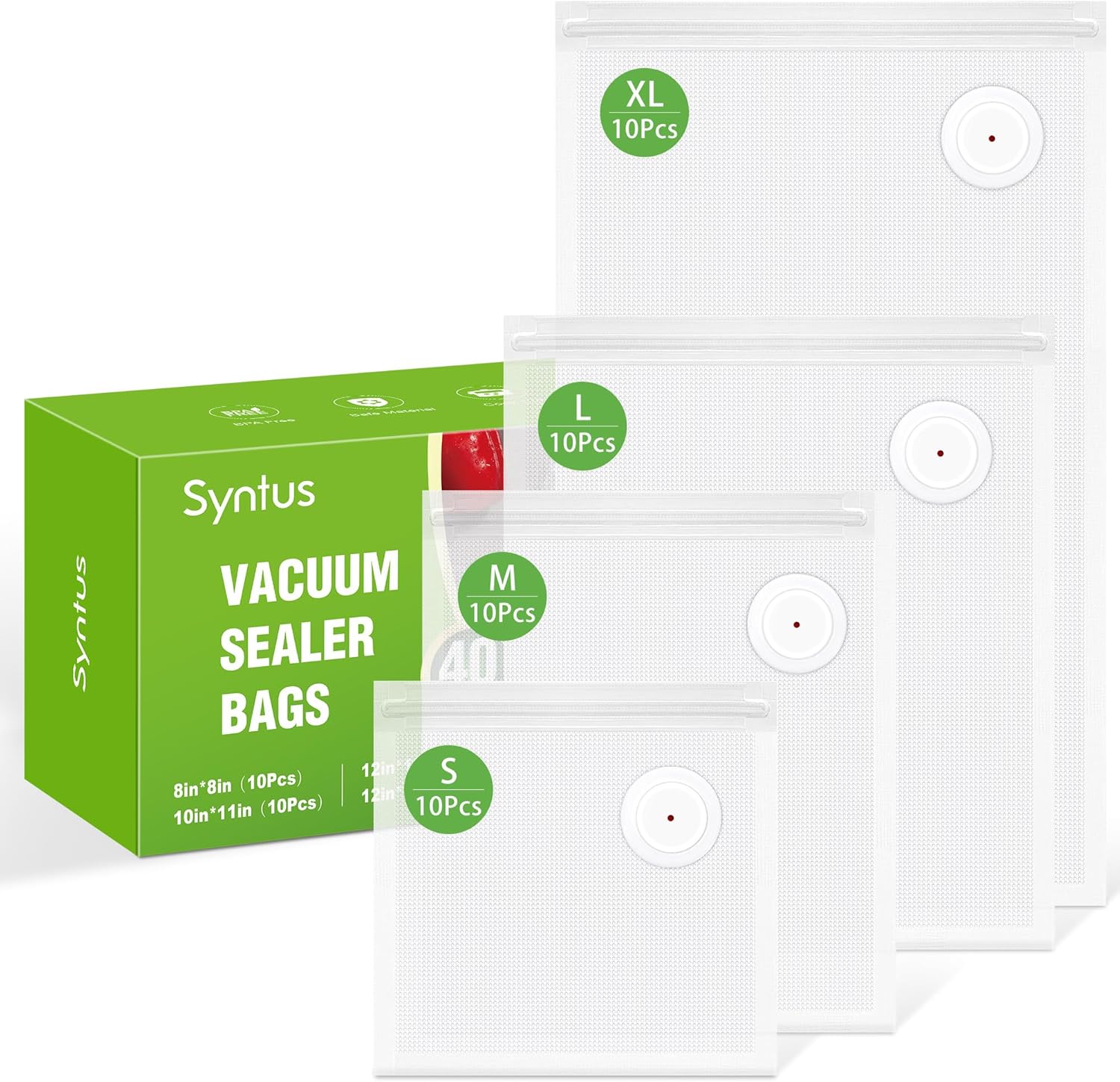 40 Pcs Vacuum Sealer Bags Reus - Food Storage Zipper Bags avis et prix