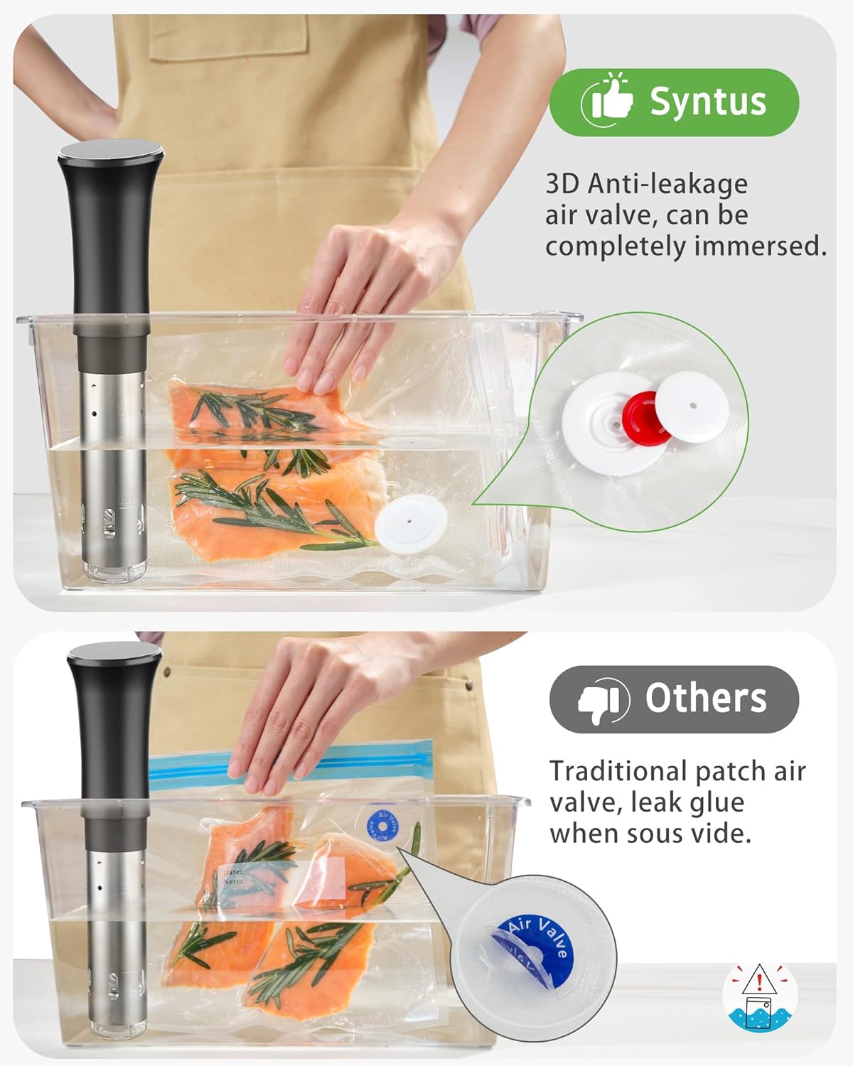 40 Pcs Vacuum Sealer Bags Reus - Food Storage Zipper Bags avis et prix