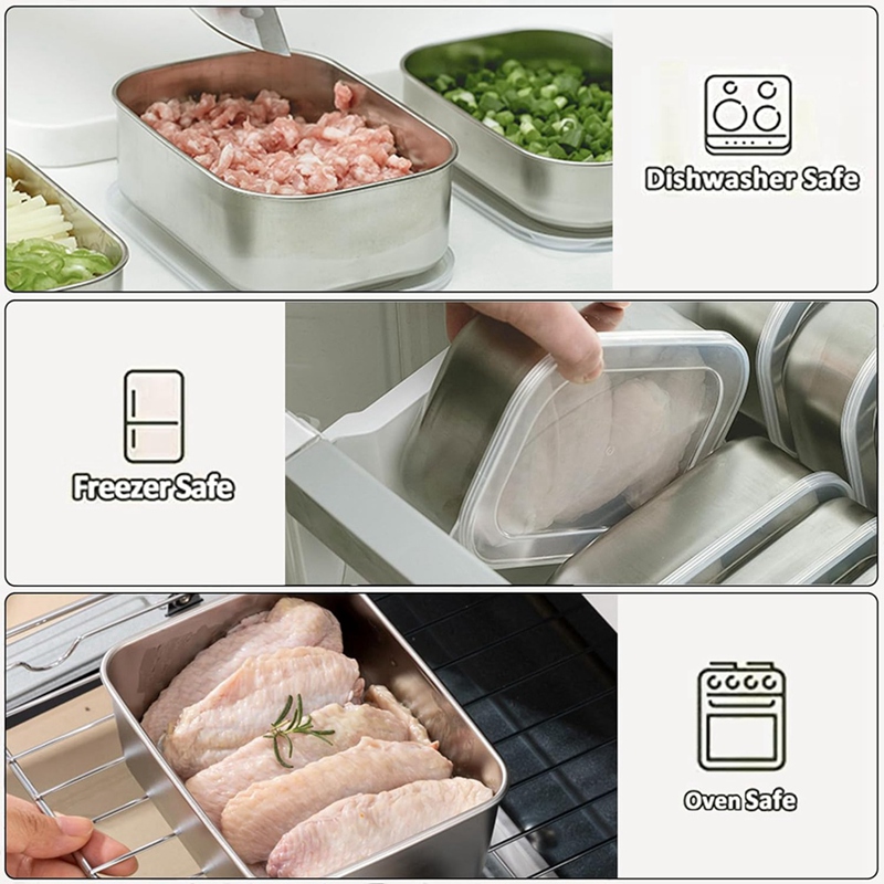 Stainless Steel Containers for - Food Storage Box avis et prix