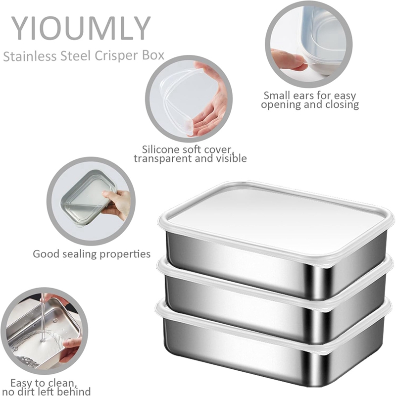 Stainless Steel Containers for - Food Storage Box avis et prix