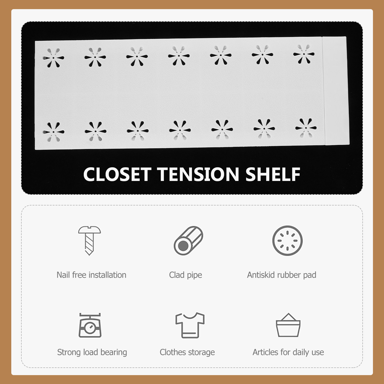 Adjustable Closet Tension Shel - Food Storage Kitchen Cabinet avis et prix