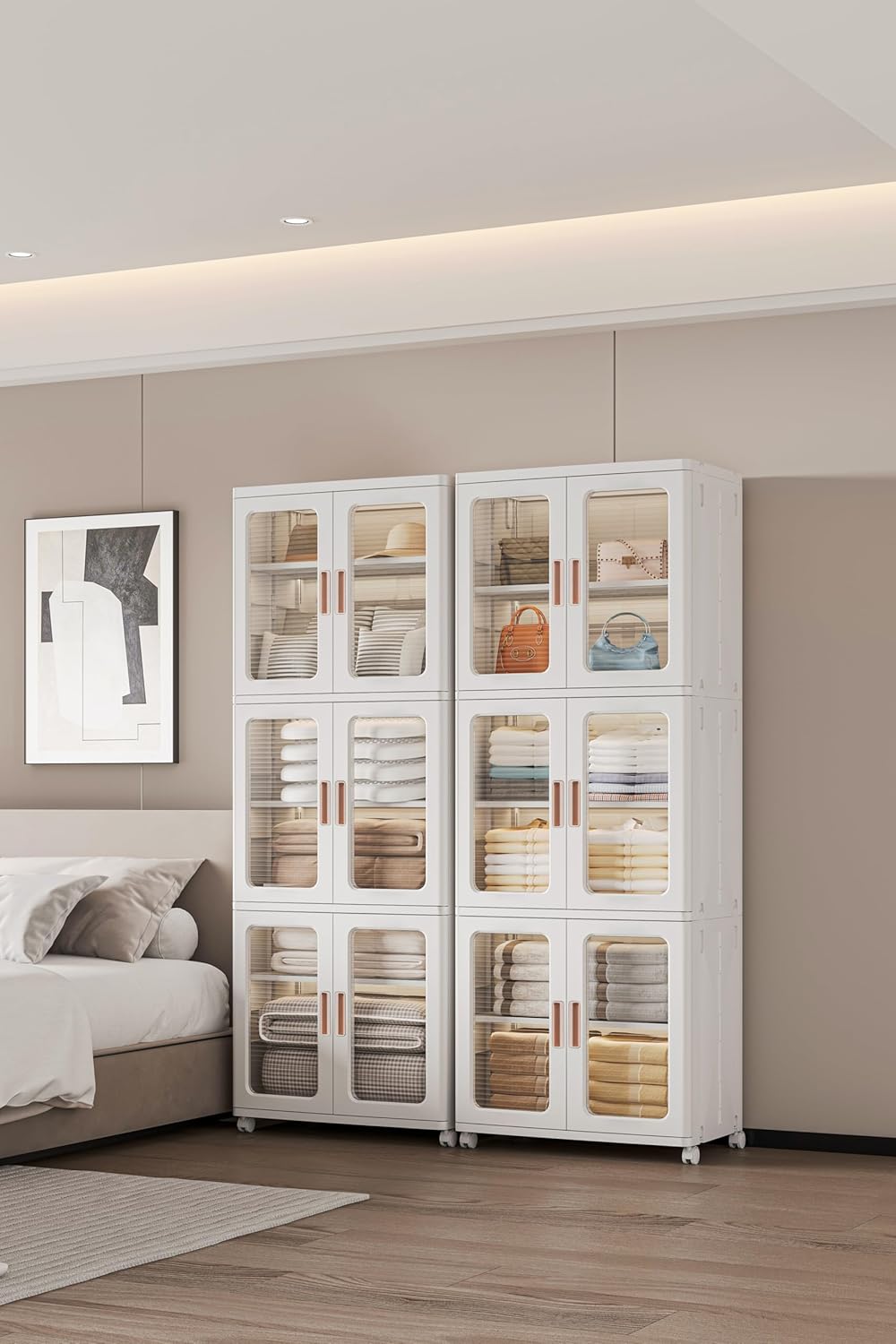 Storage Bins with Lids and Doo - Stackable Pantry Bin avis et prix