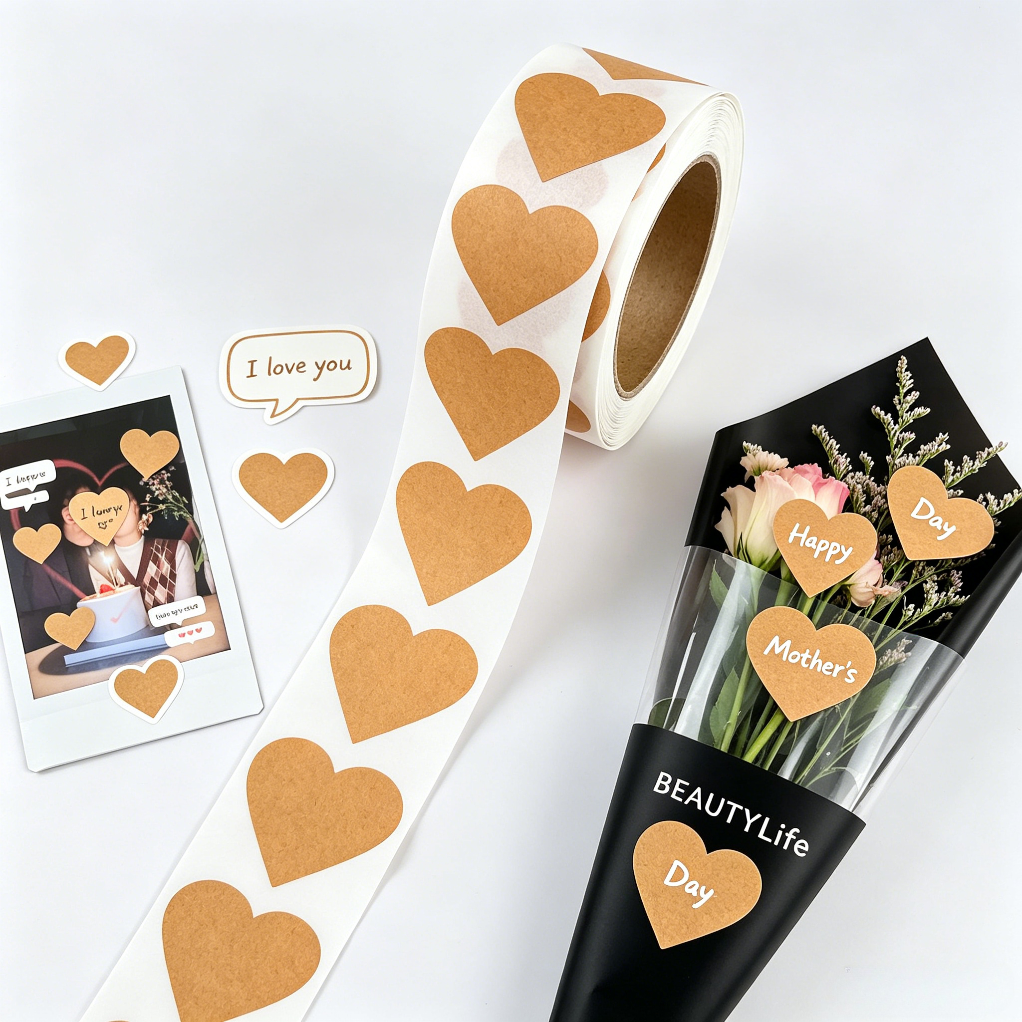 250-800pcs Kraft Paper Sticker - Food Storage Label avis et prix