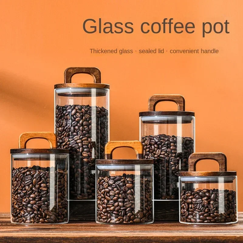 800-2100ml Wood Lid Glass Jar  - Food Storage Lidl avis et prix