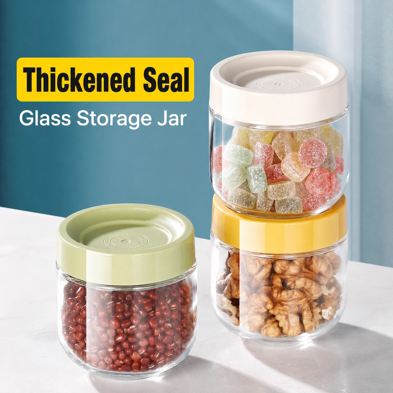 300ml Glass Storage Jar Contai - Food Storage Yogurt avis et prix
