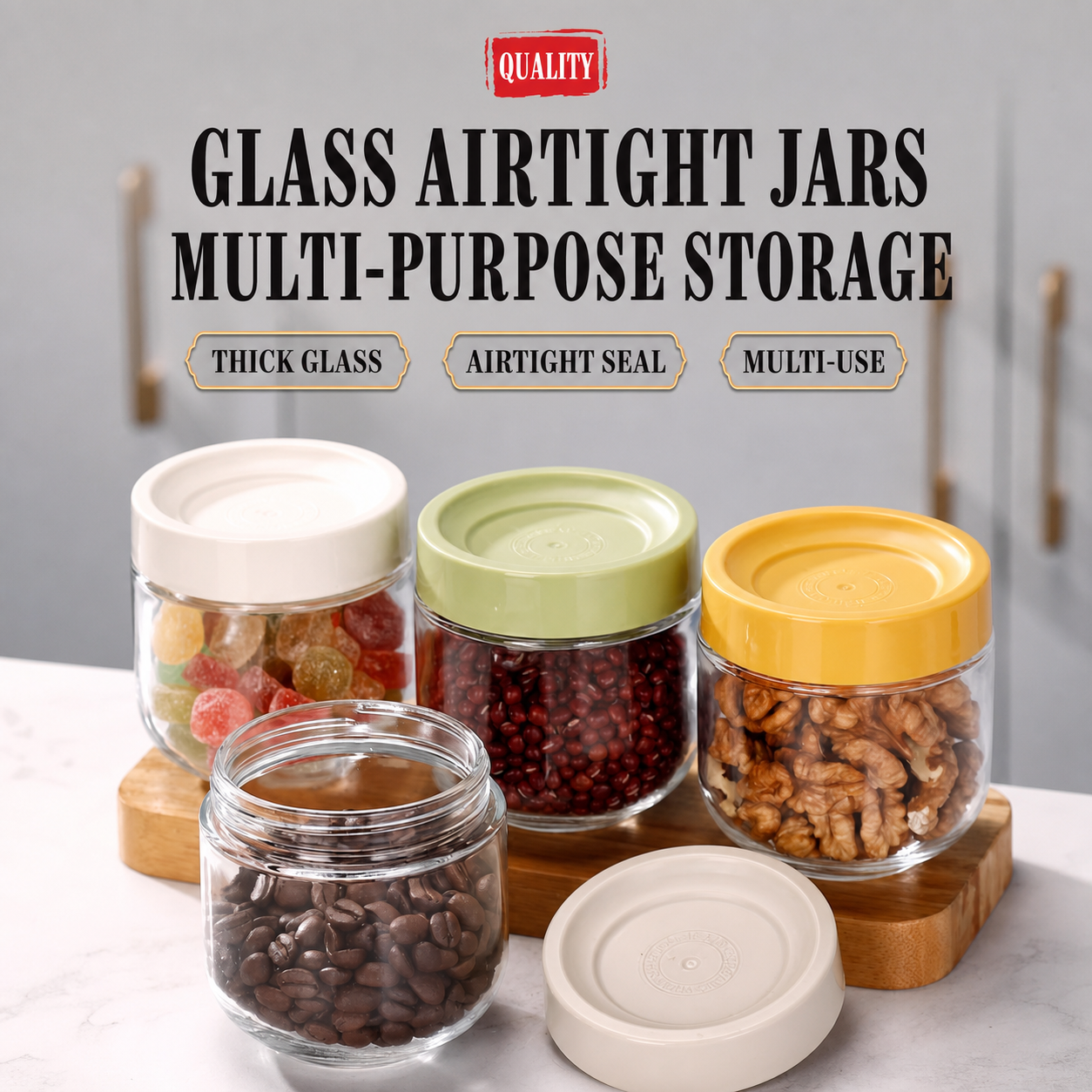 300ml Glass Storage Jar Contai - Food Storage Yogurt avis et prix