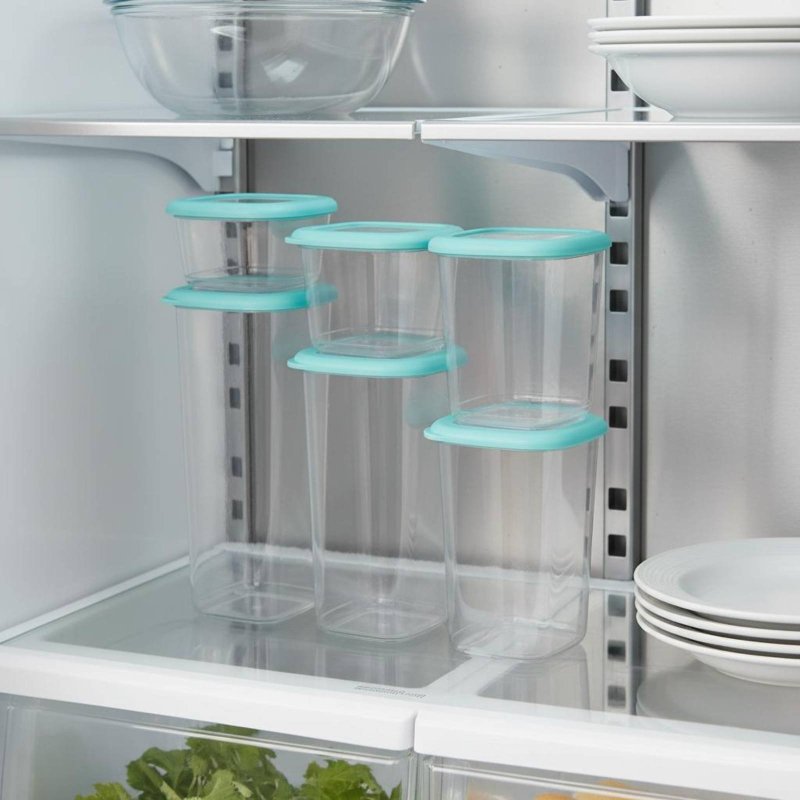 6 Pieces Airtight Food Storage - Stackable Pantry Bin avis et prix