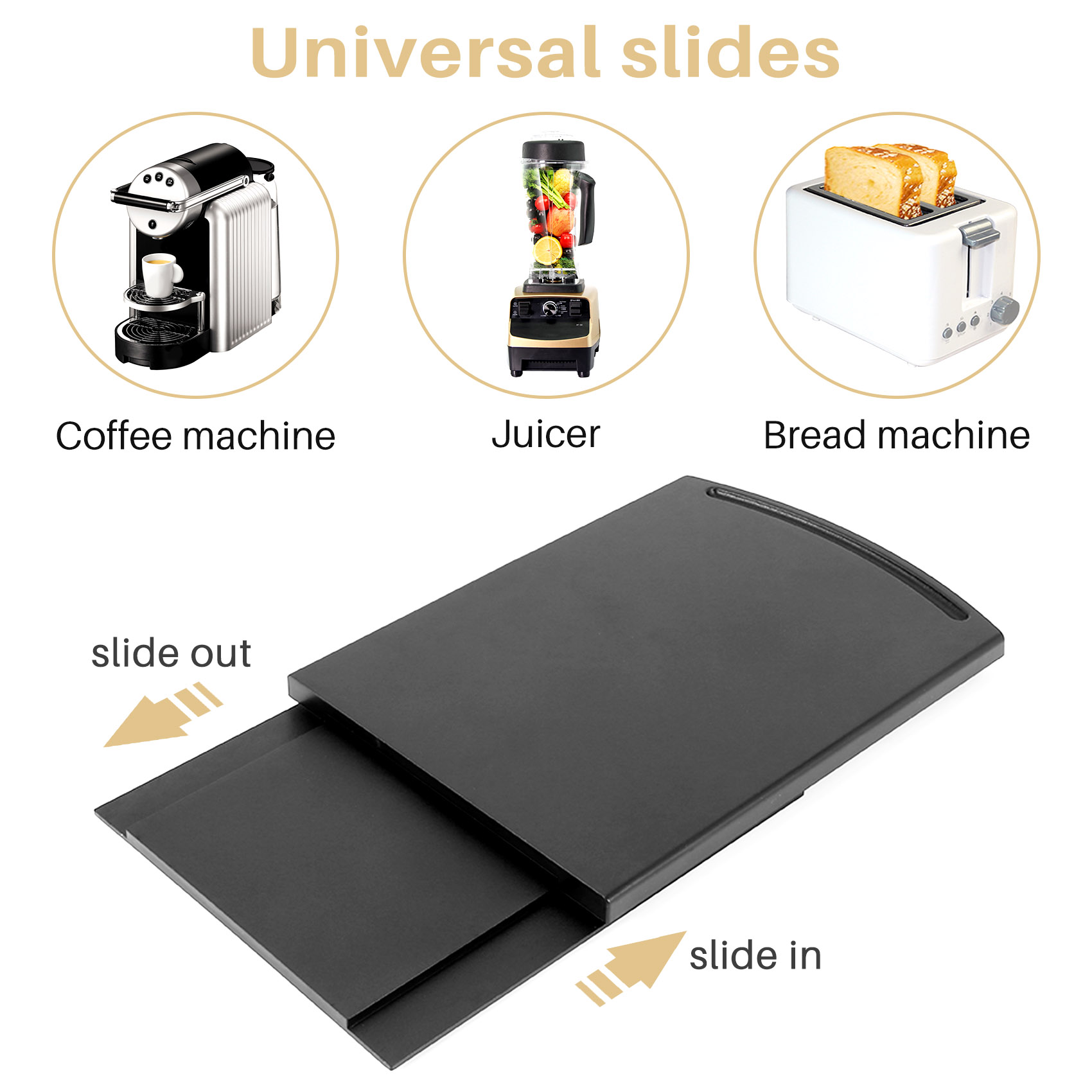 AT84-Kitchen Sink Sliding Coff - Food Storage Kitchen Cabinet avis et prix