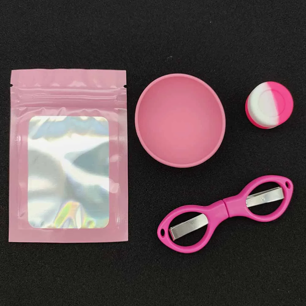 1Set Pink Smoking Kit With Sil - Food Storage Ziploc Bags avis et prix