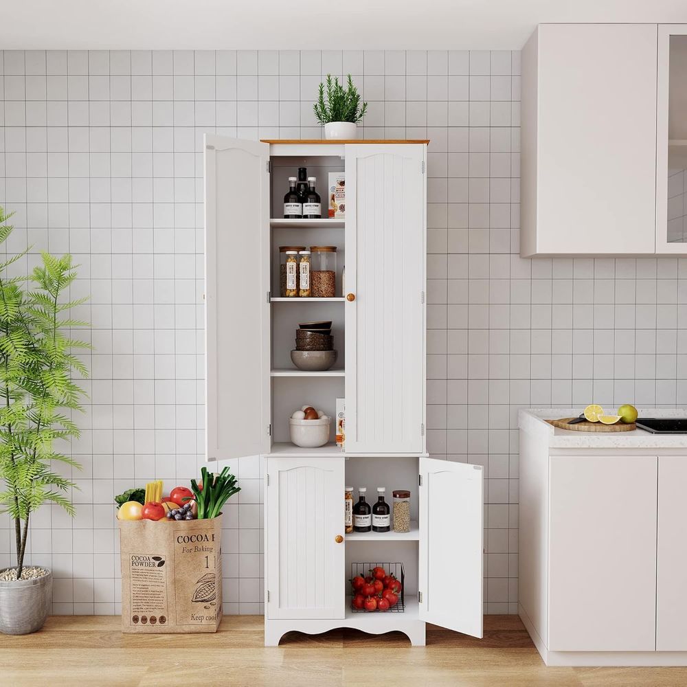 72 Tall Kitchen Pantry Cabinet - Food Storage Kitchen Cabinet avis et prix