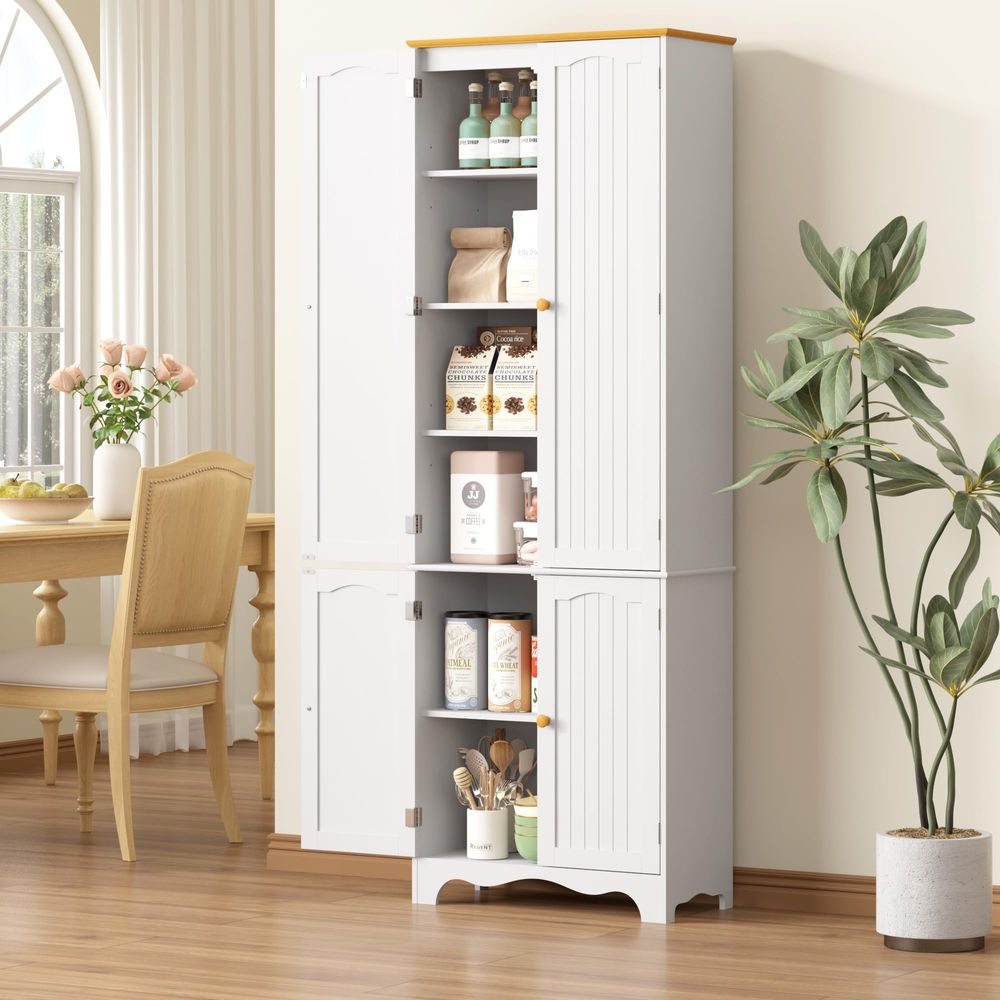 72 Tall Kitchen Pantry Cabinet - Food Storage Kitchen Cabinet avis et prix
