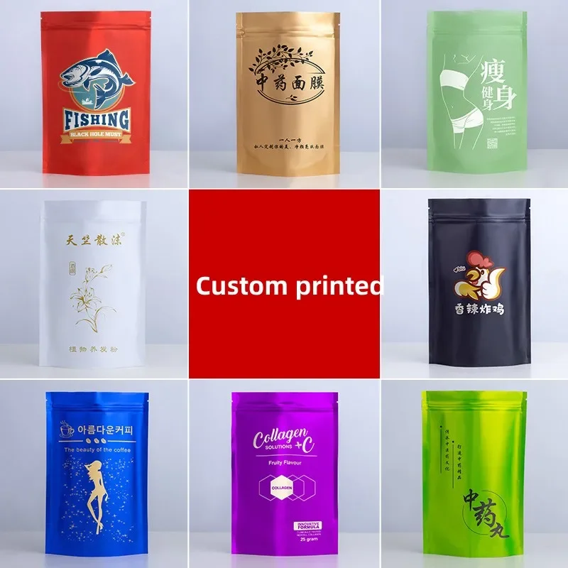 100pcs Custom Matt Finished Se - Food Storage Ziploc Bags avis et prix