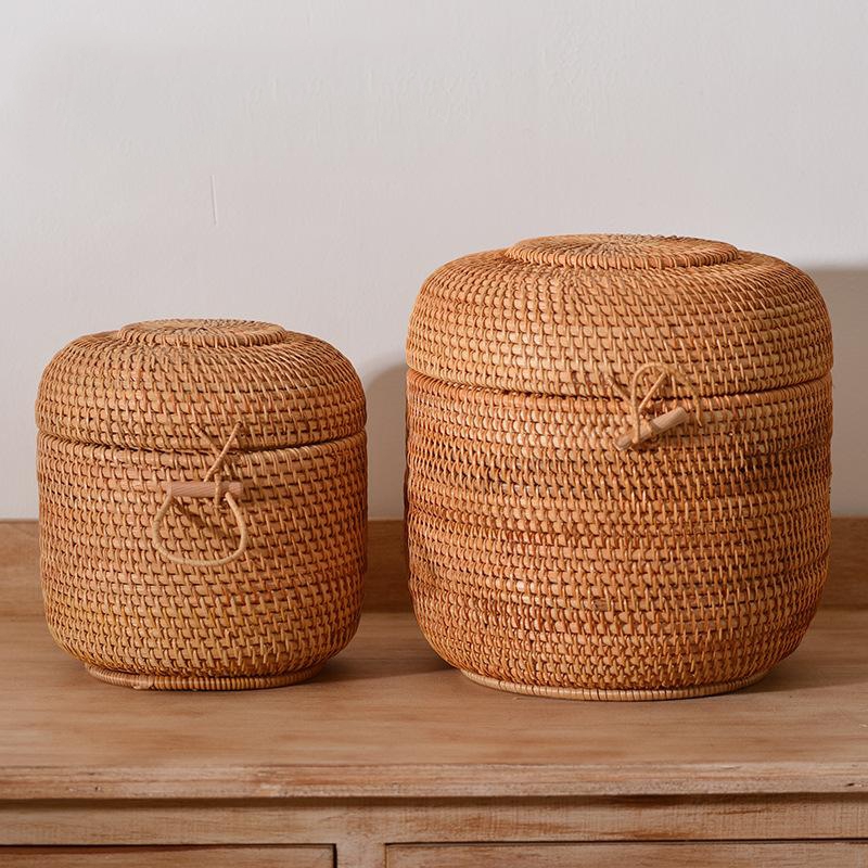Handwoven Rattan Tea Storage B - Food Storage Oven Safe avis et prix