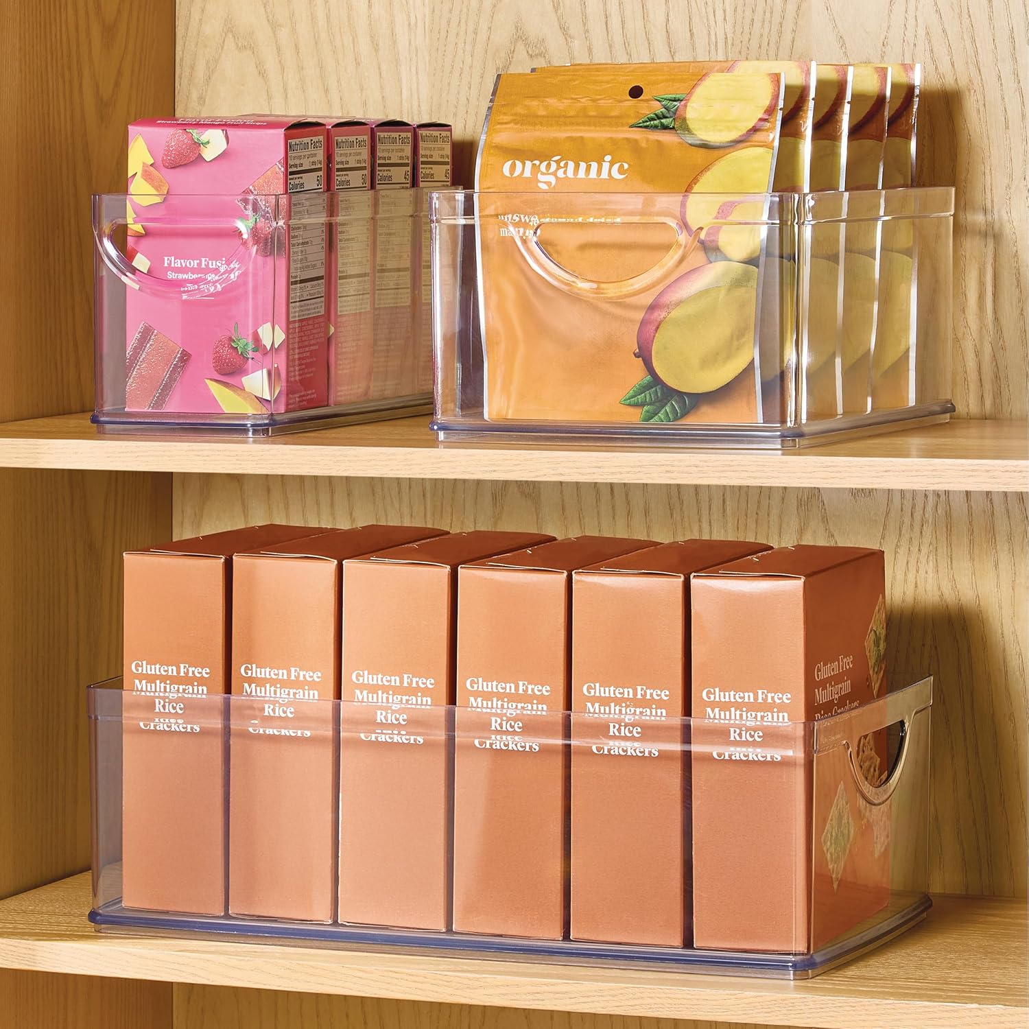 Stackable Clear Plastic Extra  - Stackable Pantry Bin avis et prix