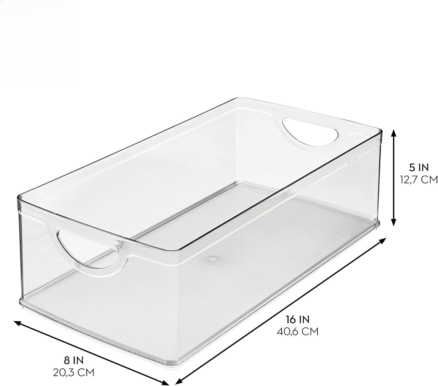 Stackable Clear Plastic Extra  - Stackable Pantry Bin avis et prix