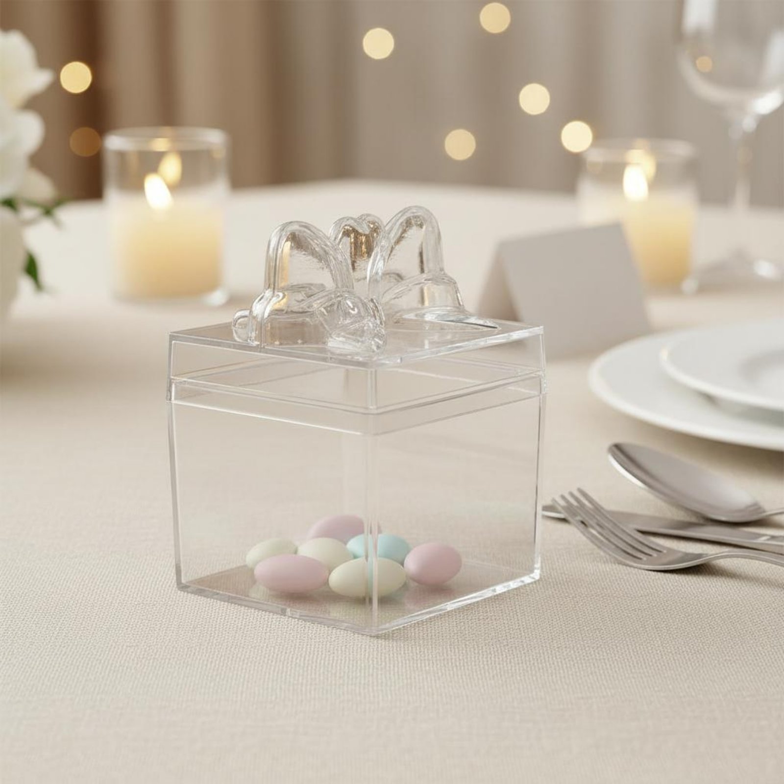 Clear Plastic Candy Box with R - Food Storage Box avis et prix
