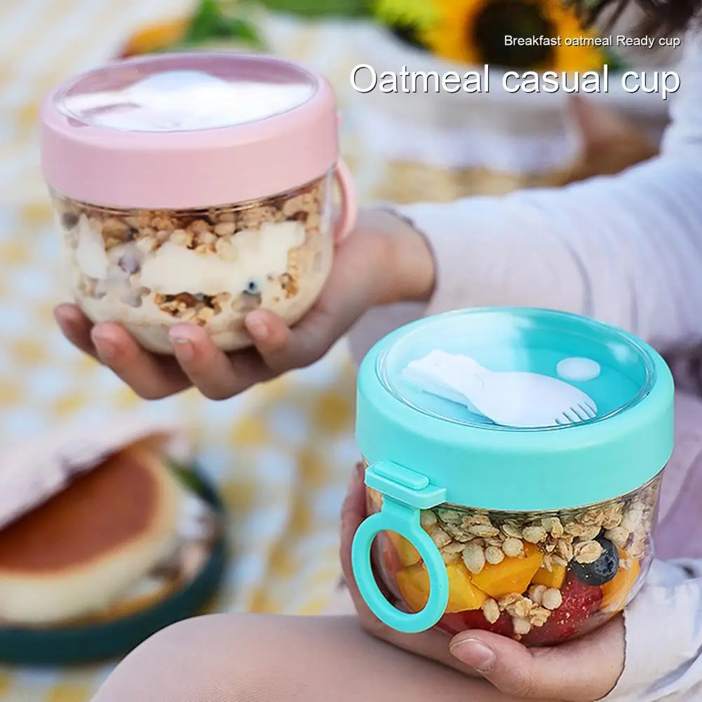 600ml Oatmeal Cup Airtight Lid - Food Storage Yogurt avis et prix