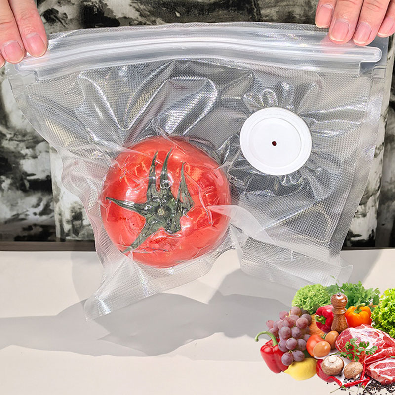 Upgraded Version vacuum food s - Food Storage Zipper Bags avis et prix