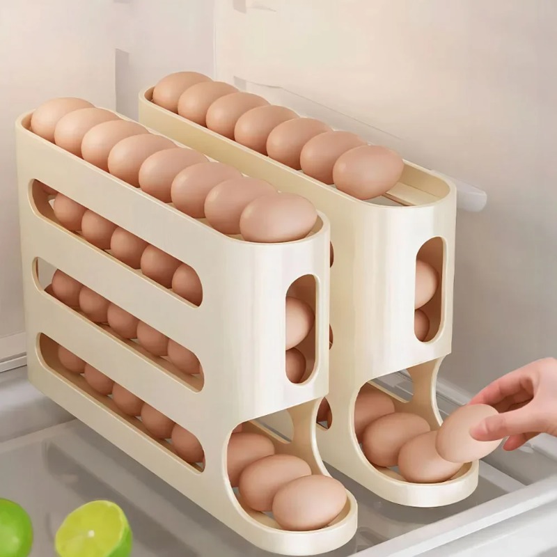 4 Layers Automatic Rolling Egg - Food Storage Cabinet For Kitchen avis et prix