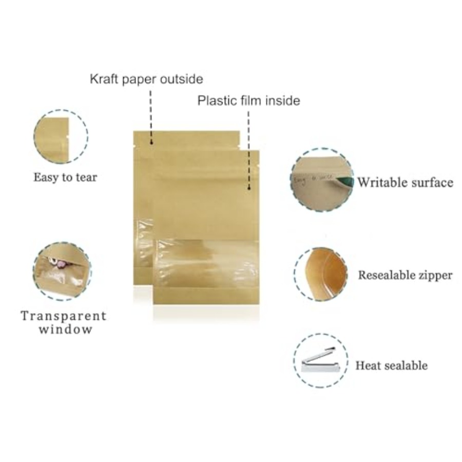 Pack 2.7x3.5inch Inner Size 2. - Food Storage Zipper Bags avis et prix