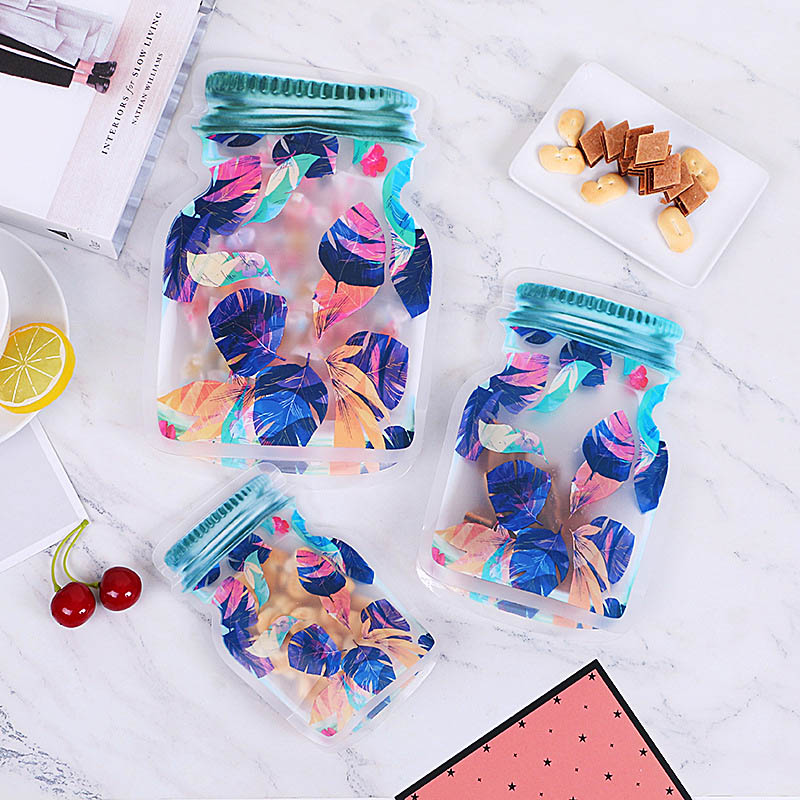 Reusable Mason Jar Zipper Bags - Food Storage Ziploc Bags avis et prix
