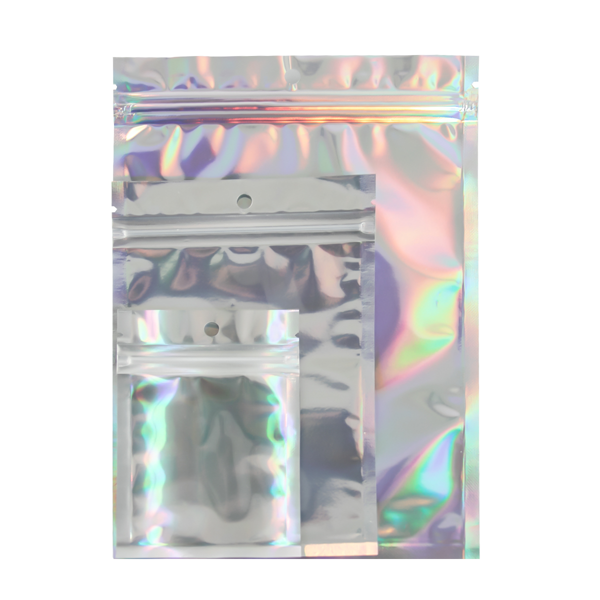 40pcs/60pcs Holographic Reseal - Food Storage Ziploc Bags avis et prix