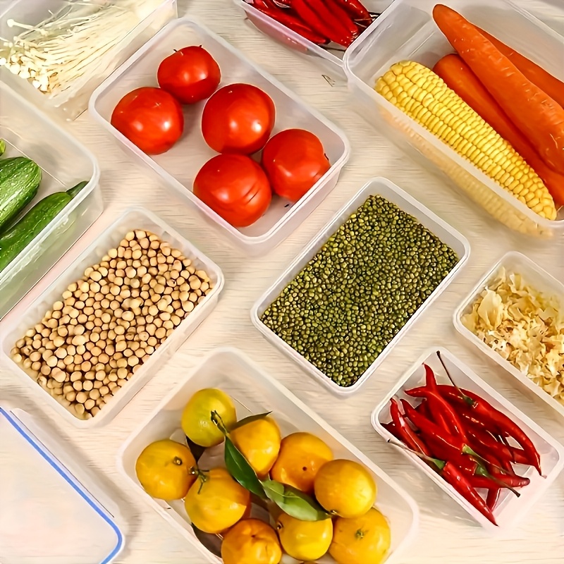 8Pcs Set Includes 4 Containers - Food Storage Vegetables avis et prix